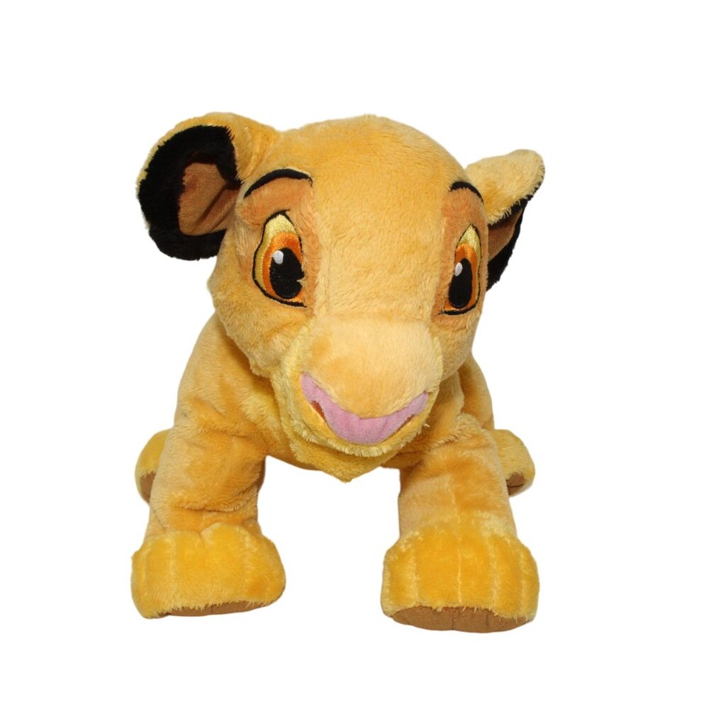 Vintage Disney Store Exclusive The Lion King Simba Plush Toy Stuffed Animal 14in